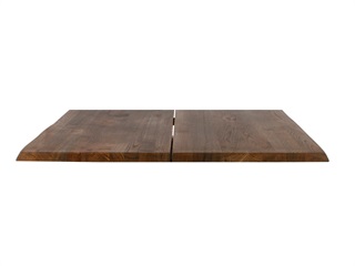 Curve tabletop, 72x72, smoked oil - FSC